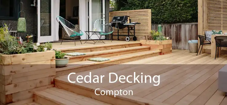 Cedar Decking Compton