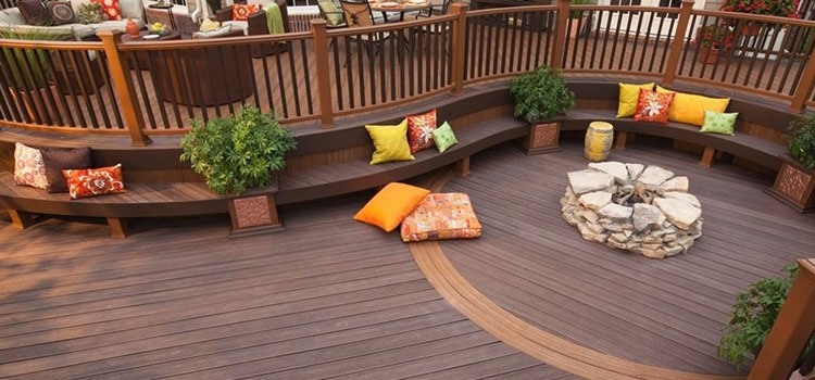 Gray TREX Decking in Compton, CA